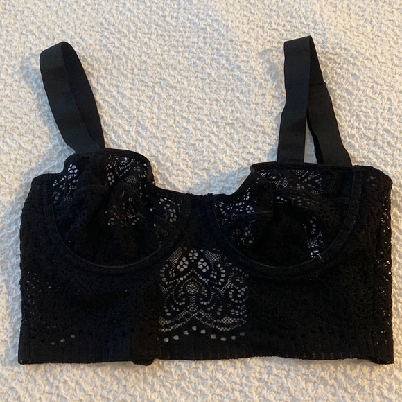 Free People Black Bralette - Picture 2 of 3